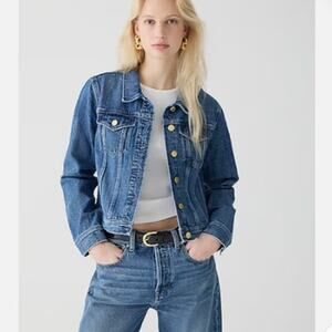 J.Crew Classic Denim Jacket XXS Blue Faded Wash